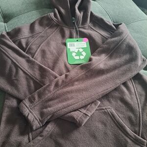 Cozy Brown Fleece Hoodie